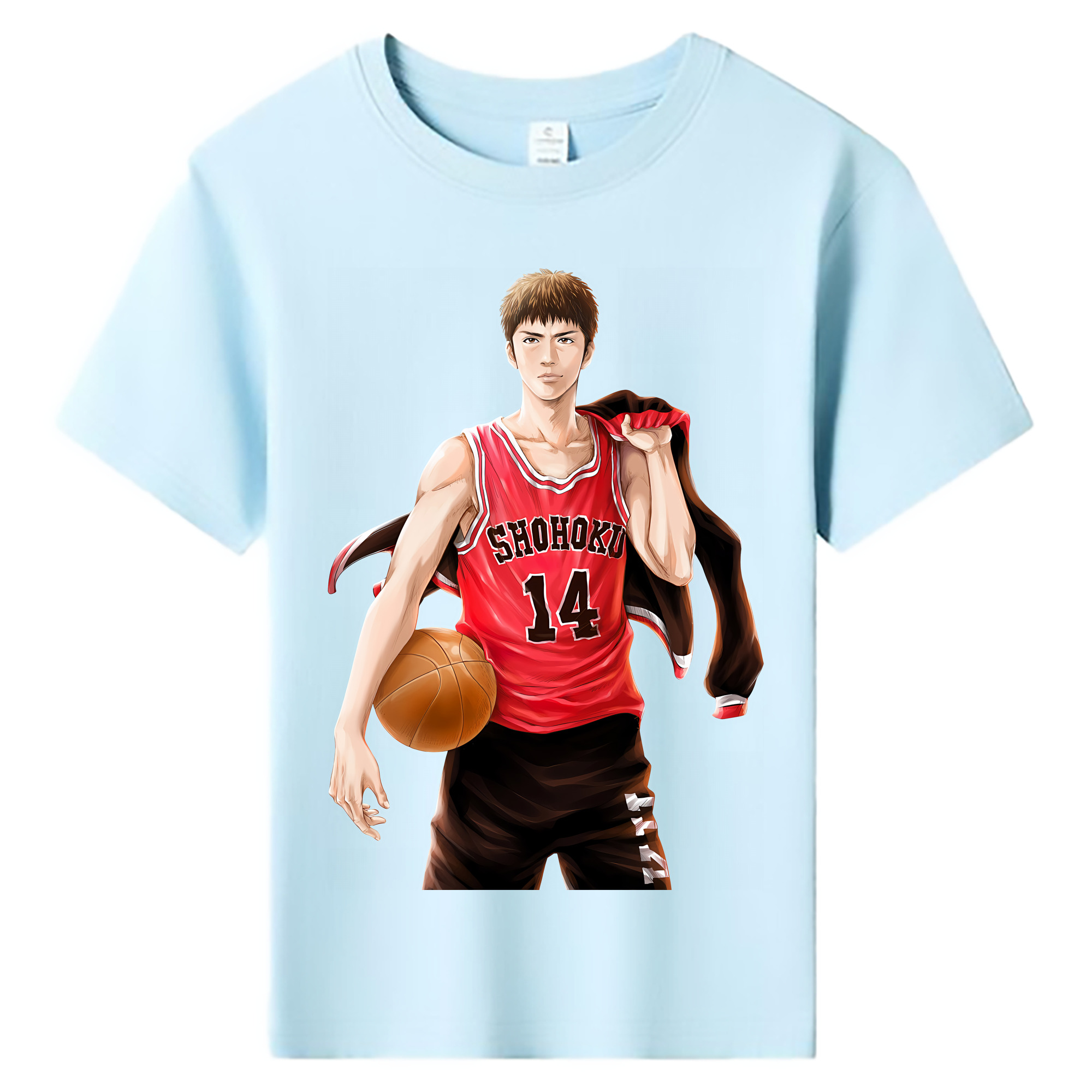 （画像用） SLAM DUNK／スラムダンク 綿100％キッズTシャツ（フロントプリント）